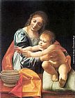 Giovanni Antonio Guardi Paintings - The Virgin and Child by Giovanni Antonio Boltraffio